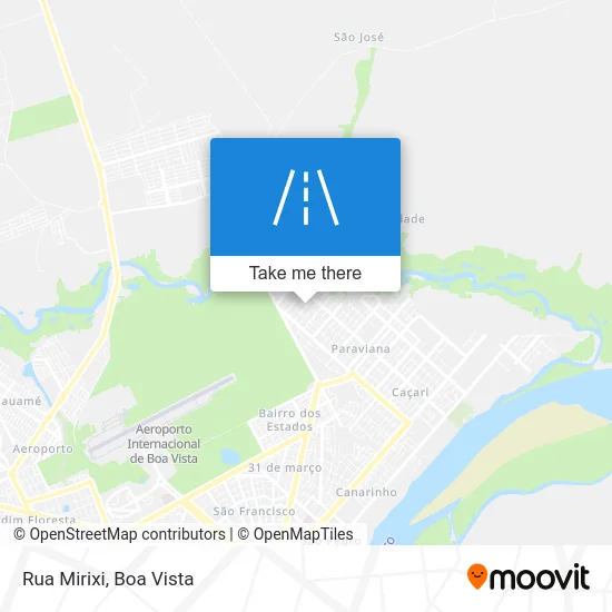 Rua Mirixi map