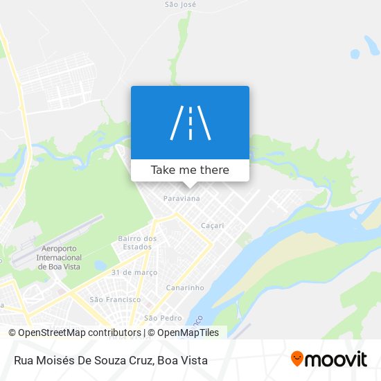 Rua Moisés De Souza Cruz map