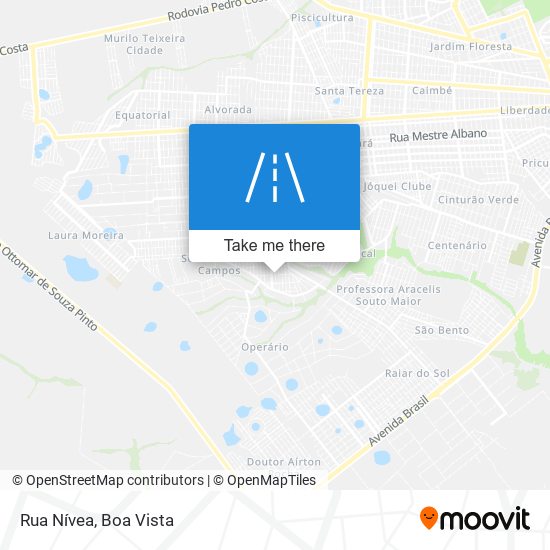 Mapa Rua Nívea