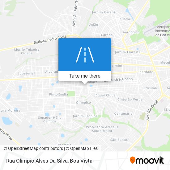 Mapa Rua Olímpio Alves Da Silva