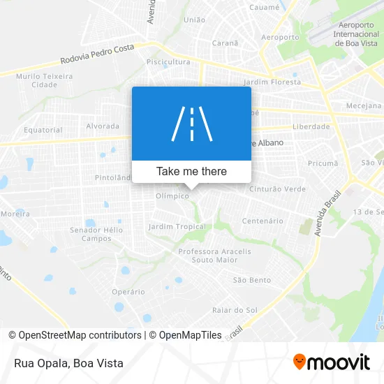 Rua Opala map