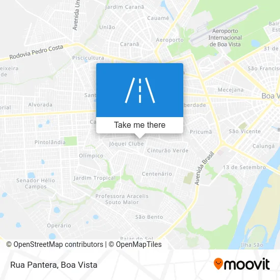 Rua Pantera map