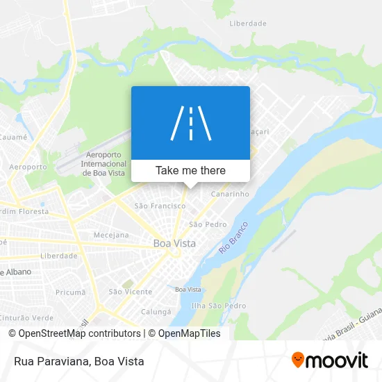 Rua Paraviana map