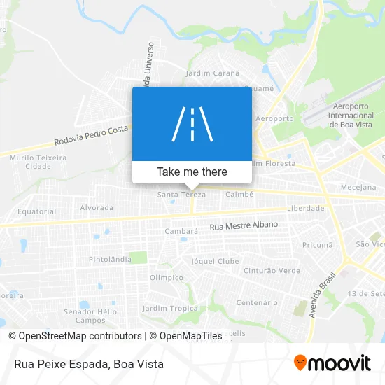 Rua Peixe Espada map