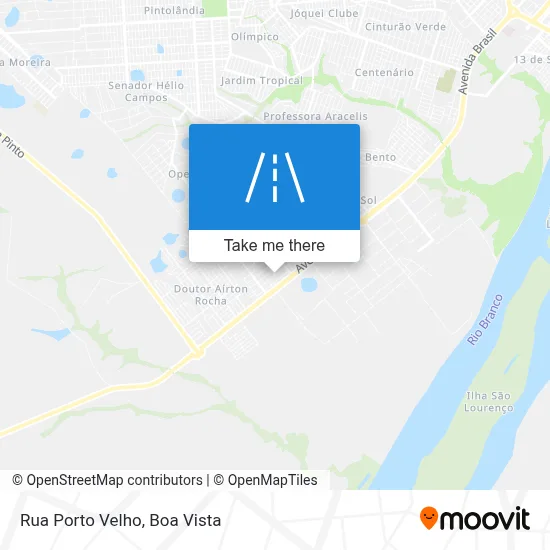 Rua Porto Velho map