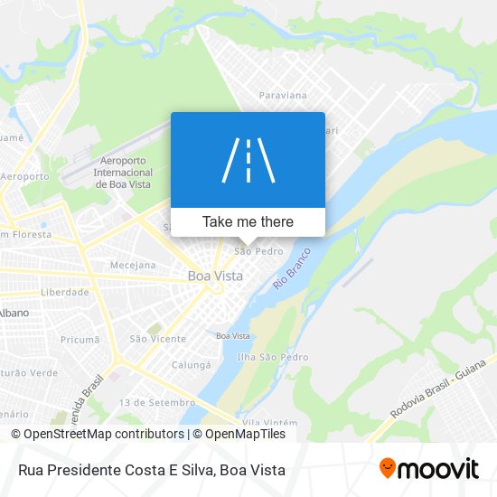 Mapa Rua Presidente Costa E Silva