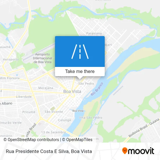 Rua Presidente Costa E Silva map
