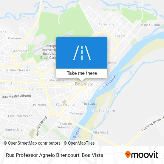 Rua Professor Agnelo Bitencourt map