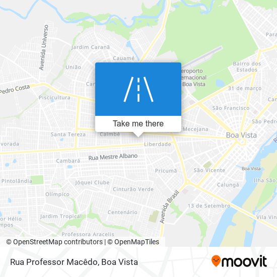 Rua Professor Macêdo map