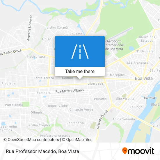 Rua Professor Macêdo map