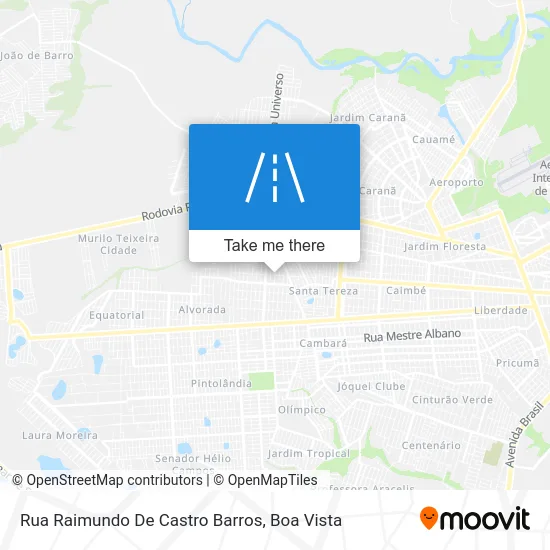 Rua Raimundo De Castro Barros map