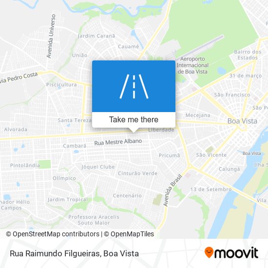 Mapa Rua Raimundo Filgueiras