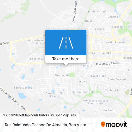 Mapa Rua Raimundo Pessoa De Almeida