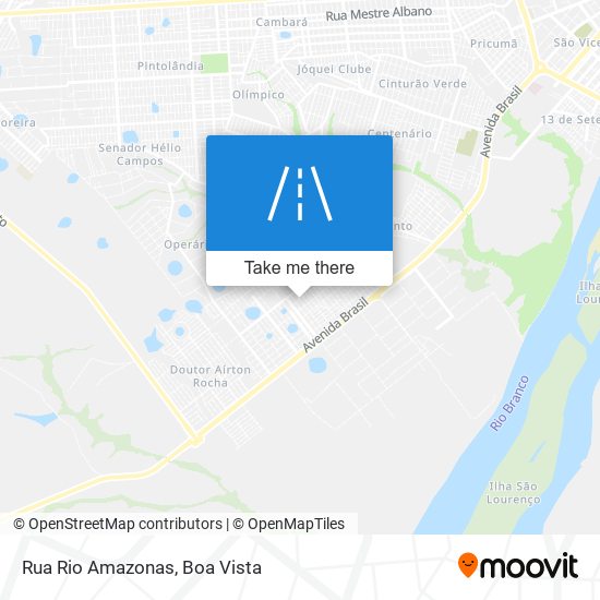 Rua Rio Amazonas map