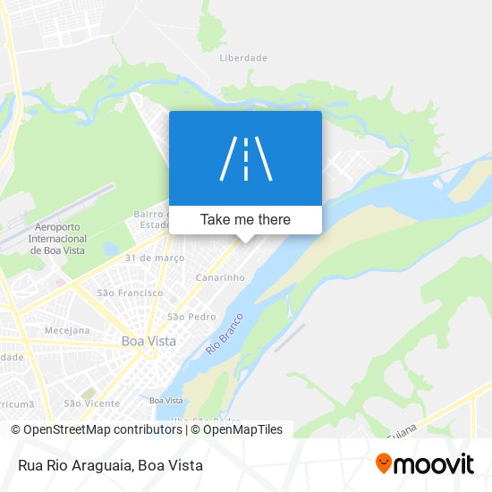 Mapa Rua Rio Araguaia