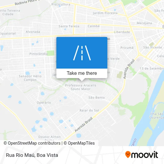 Rua Rio Maú map