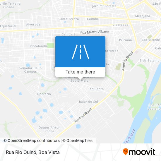 Rua Rio Quinó map