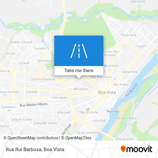 Rua Rui Barbosa map