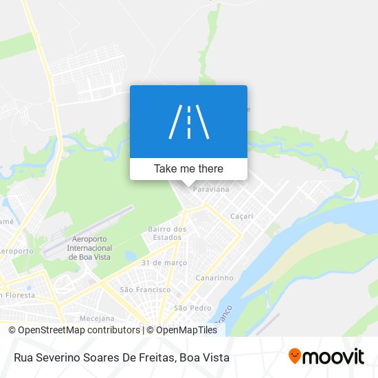 Mapa Rua Severino Soares De Freitas