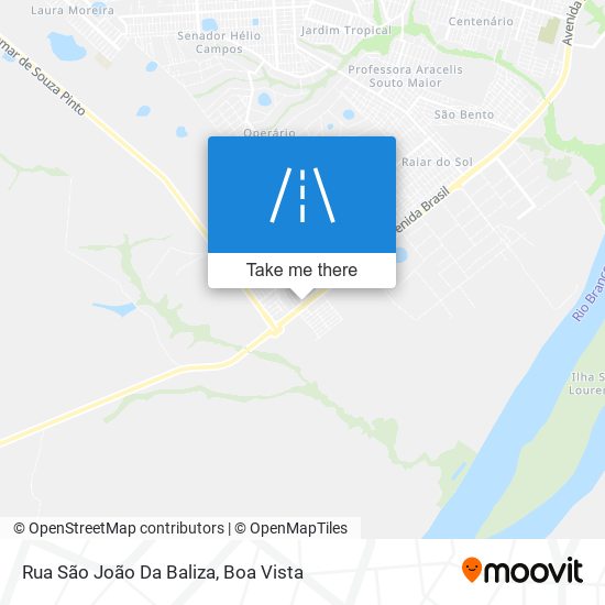 Rua São João Da Baliza map