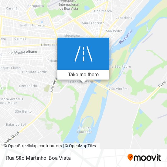 Rua São Martinho map