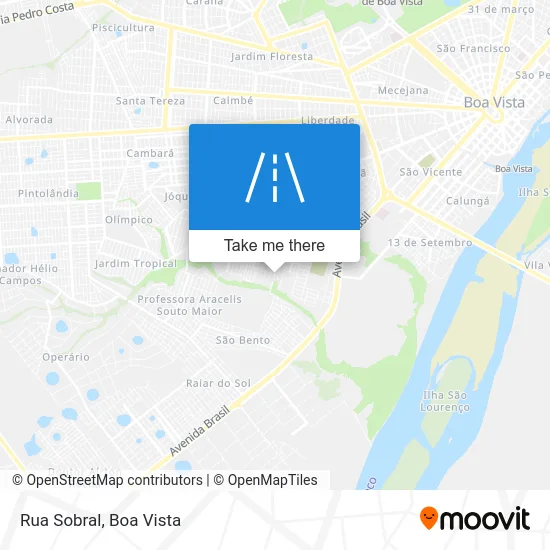 Rua Sobral map