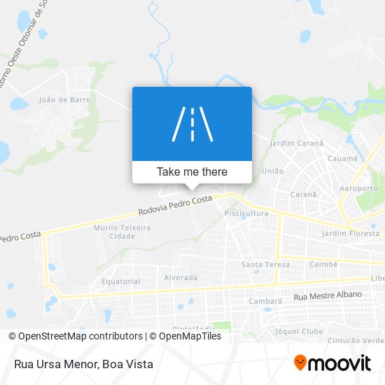 Mapa Rua Ursa Menor