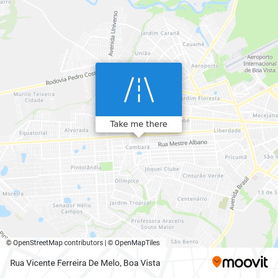 Mapa Rua Vicente Ferreira De Melo