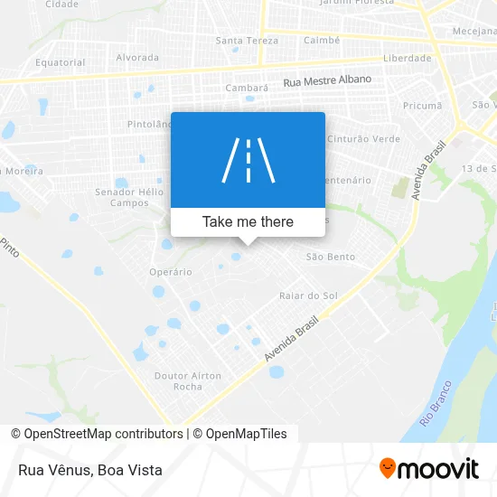 Rua Vênus map