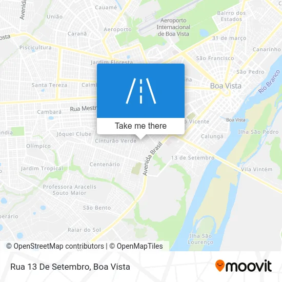 Rua 13 De Setembro map