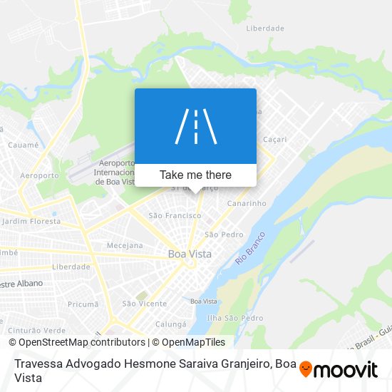 Mapa Travessa Advogado Hesmone Saraiva Granjeiro