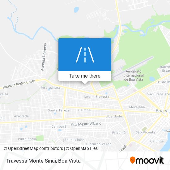 Travessa Monte Sinai map