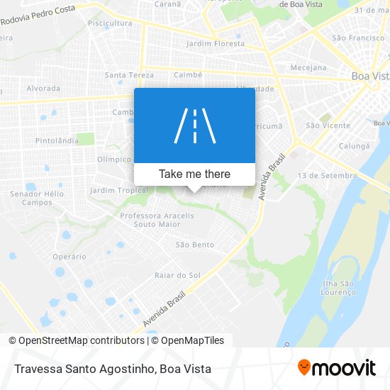 Mapa Travessa Santo Agostinho