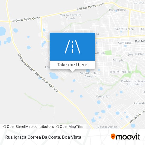 Mapa Rua Igraça Correa Da Costa