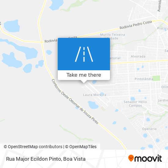 Rua Major Ecildon Pinto map