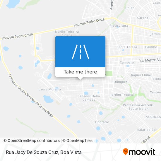 Rua Jacy De Souza Cruz map