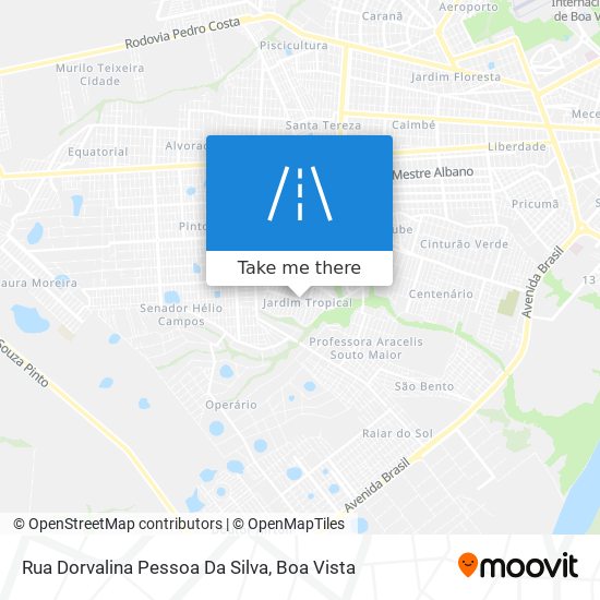 Rua Dorvalina Pessoa Da Silva map