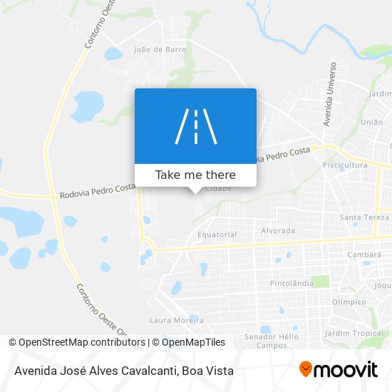 Avenida José Alves Cavalcanti map