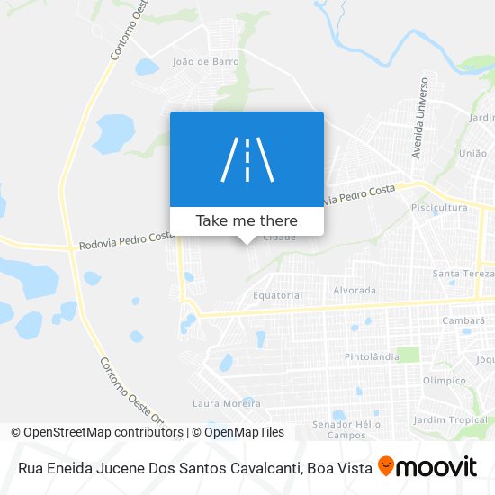 Mapa Rua Eneida Jucene Dos Santos Cavalcanti