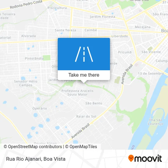 Rua Rio Ajanari map
