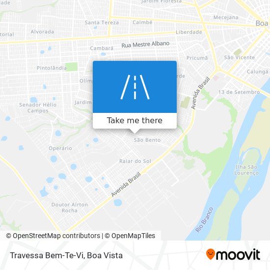 Mapa Travessa Bem-Te-Vi