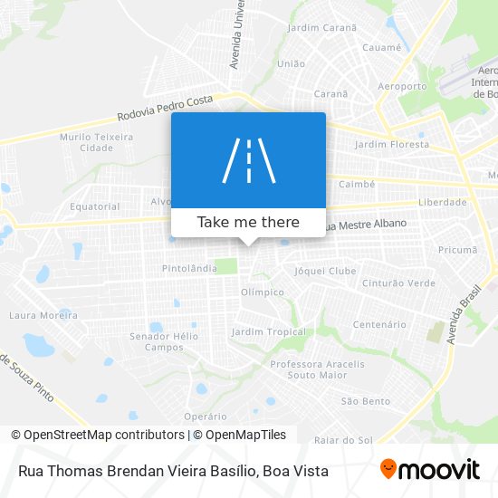 Rua Thomas Brendan Vieira Basílio map