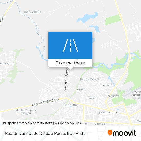 Rua Universidade De São Paulo map