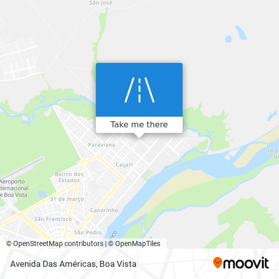 Avenida Das Américas map