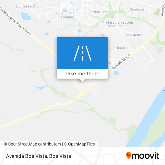 Mapa Avenida Boa Vista