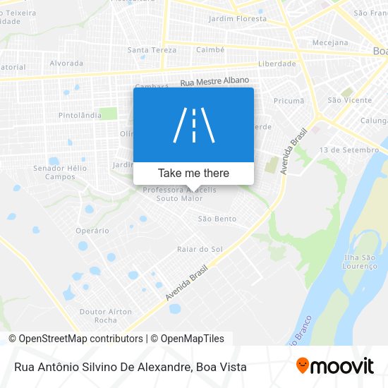 Rua Antônio Silvino De Alexandre map