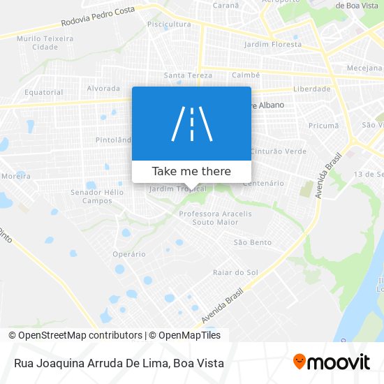Mapa Rua Joaquina Arruda De Lima