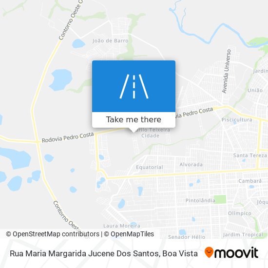 Rua Maria Margarida Jucene Dos Santos map