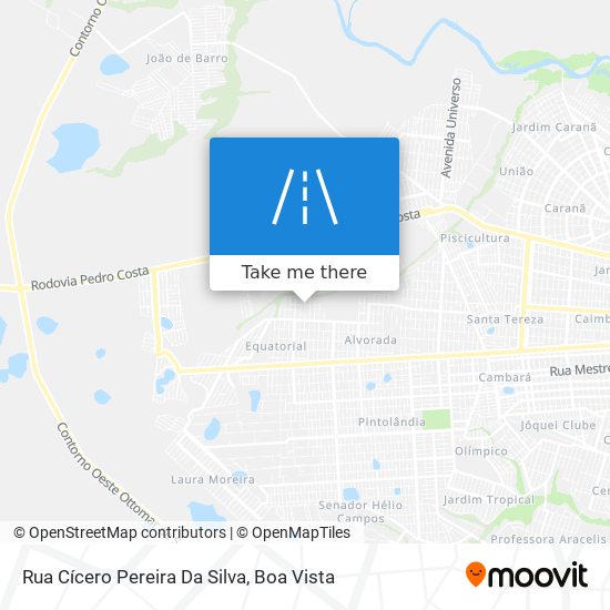 Mapa Rua Cícero Pereira Da Silva