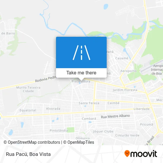 Rua Pacú map